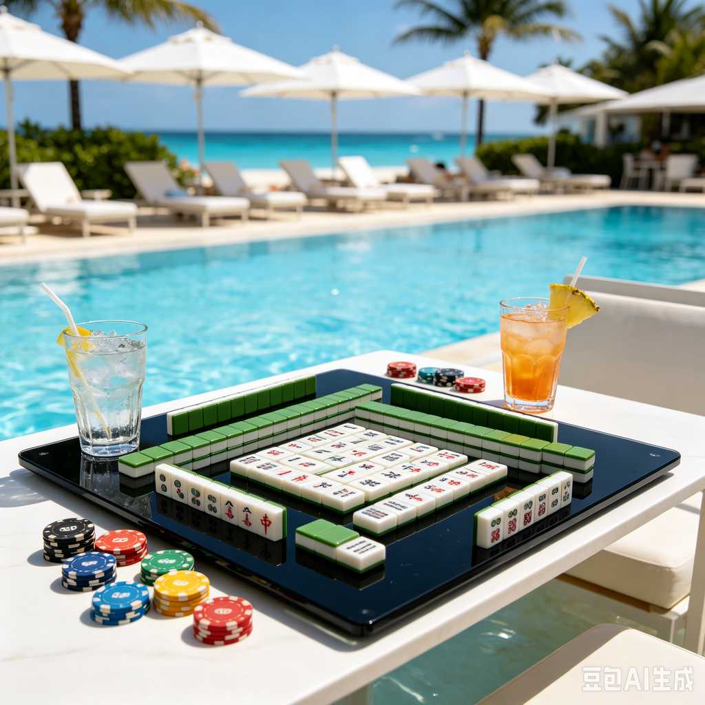 hotel room mahjong set